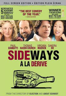 Sideways DVD, 2005, Canadian Widescreen