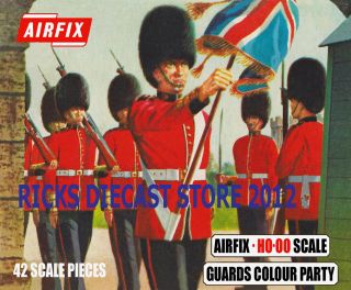 Airfix HO OO Guards Colour Party 1960 Shop Display Sign Poster from 