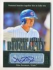 Mike Fontenot 2007 UD Exquisite Baseball Biography Autographed Auto RC 