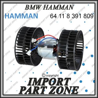 BMW HVAC AIR CONDITIONING A/C HEATER BLOWER MOTOR ASSEMBLY HAMMAN OEM 
