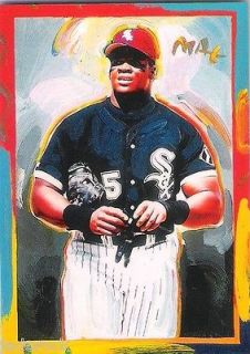 Frank Thomas 1997 Topps Gallery Peter Max Serigraph #PM6
