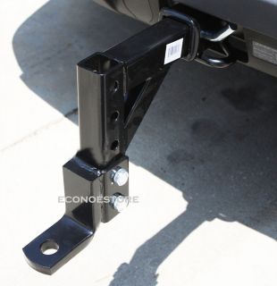 HD 10 Adjustable Trailer Drop Hitch Ball Mount for 2 Receiver 