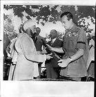 1947 Abdul Latif Kahn, presented a rifle to Lord Louis Mountbatten 