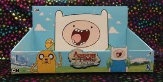 NEW RARE ADVENTURE TIME With Finn & Jake plush DISPLAY BOX toy figure 
