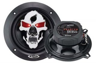 NEW BOSS SK652 6.5” 300W 2 Way Full Range Phantom Skull Car Audio 