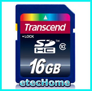 Transcend SDHC SD 16GB 16G Memory Card Class 10