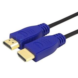 Premium Blue 15FT 1.4 HDMI Cable High Speed 3D Ethernet For Blue ray 