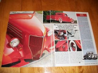 Original 1935 Ford Pickup Truck Hot Rod Article