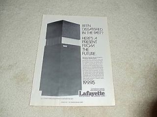 LaFayette Ad, 1976, Criterion 2005 Heil Air Speaker,1pg