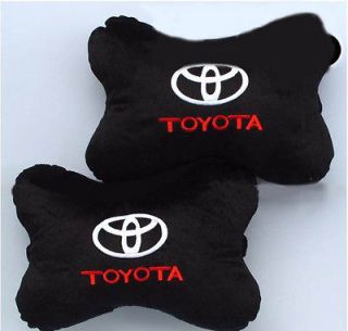   Pc Black Car Seat Neck Rest Cushion Headrest Pillow Pad For TOYOTA