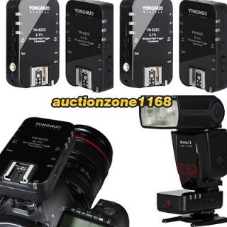 Yongnuo YN 622C Wireless E TTL Flash Trigger 4PCS for Canon 5D Mark 