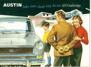 Austin A55 Cambridge Sales Brochure  Nice​