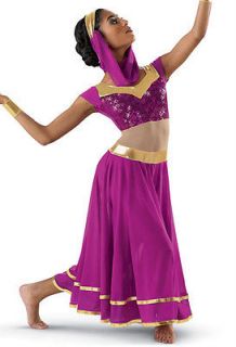 NWT Character Dance Arabian Costume Indian Jai Ho 5734 Child Adult