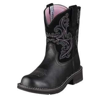 Ariat Fatbaby Boots Womens Western II Black Deertan 10004729