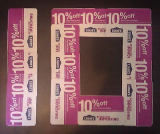 Newly listed ★10 READY to USE Lowes 10% Off Coupons +1  ★Use 