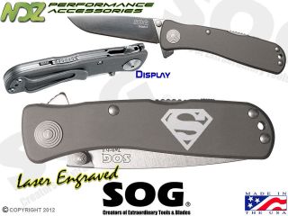 SOG Twitch II 2 TWI 8 Aluminum Handle SAT Assisted Opening Knife 