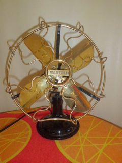 Antique Vintage Italian Marelli Electric Fan Restored