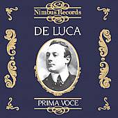 Prima Voce   Giuseppe Di Luca by Giuseppe de Luca CD, Nimbus