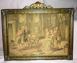   19th Century French Tapestry in Frame   Fine Art Christmas Gift