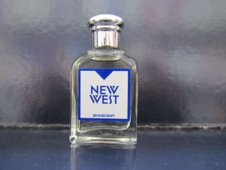 New West by Aramis for Men 0.25 oz Skinscent Splash Mini Unboxed NEW