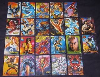 1995 Marvel Masterpieces CANVAS Insert Set of 22 Cards NM M