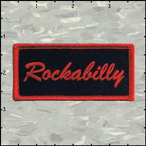 Rockabilly Name Tag Novelty Embroidered Iron On Badge Applique Patch 