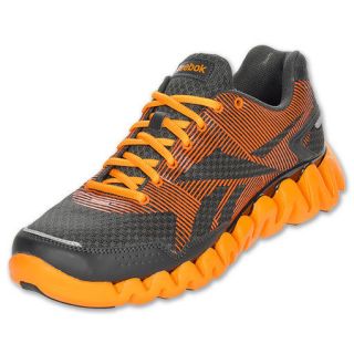   Zig Zigtec Men Running Shoe Trail Crossfit Black Orange Shoes NEW