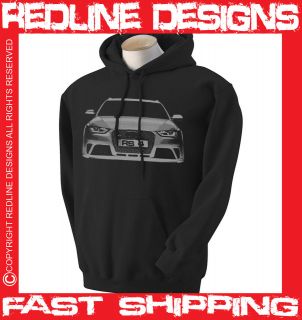 AUDI RS4 MENS HOODIE AVANT STUNNING ARTWORK DTG ALL SIZE & COLOURS 