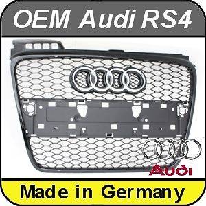 OEM Audi RS4 Grill SFG Grille A4 S4 B7 (05 07) Black