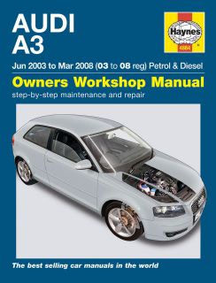 Haynes Workshop Repair Manual Audi A3 03   08