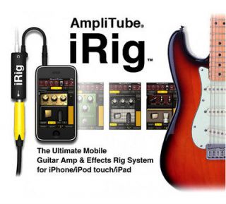 Guitar Audio Interface Adapter Link Apple iPhone 4S 5 New iPad Speaker 