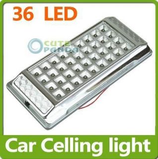   36 LED Blue white Car Interior Ceiling Bright Dome Roof Light Lamp 12V