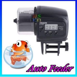 Automatic Auto Aquarium Fish Tank Food Feeder Timer LCD