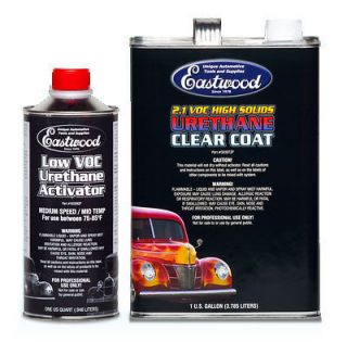   Low VOC Automotive Clearcoat Auto Paint & Medium Activator Kit