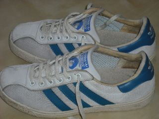 RARE 80s ADIDAS ILIE NASTASE TENNIS TRAINERS 4.5 MADE IN FRANCE Triest 