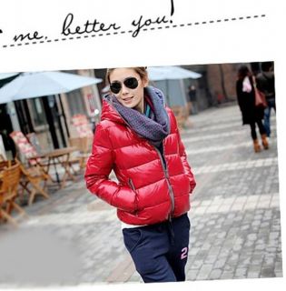 Womens New Fashion Long Sleeve Winter Warm Hoodie Zip Up Jacket Coat 