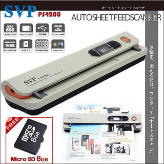 SVP PS 4200 Auto Feeding (Motor) A4 Pass Through Portable Scanner 