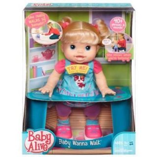 BABY ALIVE BABY WANNA WALK Doll(box is little damaged baby is not)