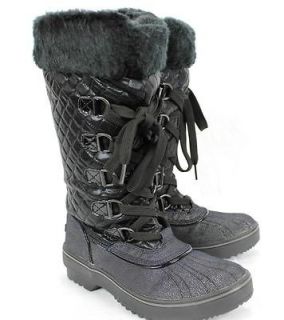 NEW Baby Phat Womens Squirt Boots Lace Up Black retail $69