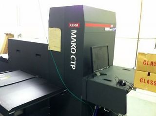 ECRM Mako NEWSmatic CTP with processor 60MW Only 14K Plates ran   2007 