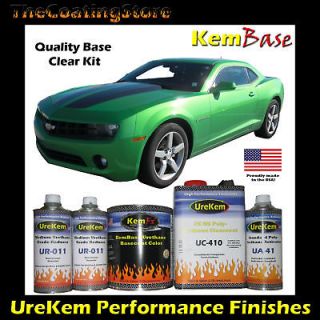   Synergy Green Metallic Car Auto body Paint Basecoat Clearcoat Kit