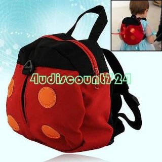 NEW RED SAFETY HARNESS KID KEEPER TODDLER BABY LADYBUG LADYBIRD BAG