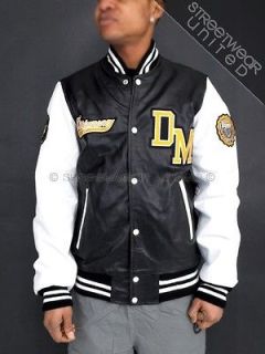 Dirty Money College Baseball Genuine Leather Varsity Jacket Streetwear