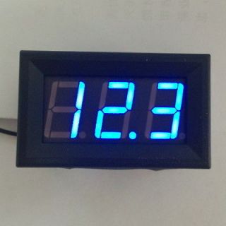 Auto Digital MiNi 4.5V 30V Blue LED Voltmeter Voltage Volt Panel Meter 