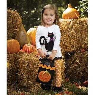 NWT Mud Pie Halloween 12 18 Mos Cat Tunic Tight Outfit Set Costume 