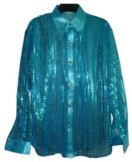 mens sequin shirt in Clothing, 