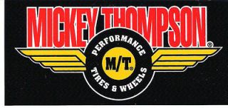 Mickey Thompson Drag Racing Performance M/T Tires & Wheels Decal 