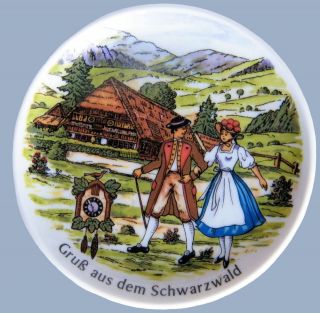 KPM Royal Porzellan Bavaria Germany miniature plate, Souvenir, Mint