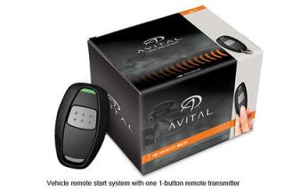 Avital 4113LX 1 Way Remote Car Starter w/ 1 One Button RemoteTransmit 