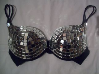 Lady Mirror Ball Disco Bra Any Size Totally Fab A G ♥